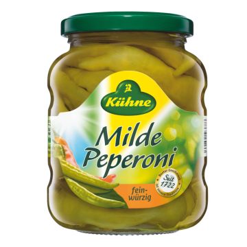 Kühne Peperoni scharf, 370ml Glas 300g-40804361