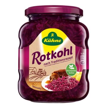 Kühne Rotkohl, 370ml Glas 350g-40122991