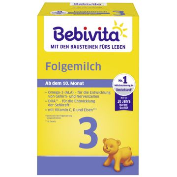 Bebivita Milchnahrung 3 Folgemilch, 500g-4018852021117