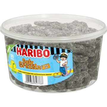 Haribo Salz Brezeln Dose 1,05kg-4001686347768