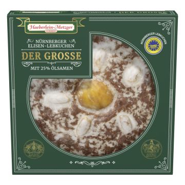 Haeberlein Metzger Der Grosse Elisenlebkuchen 125g-4035472369702