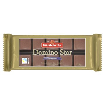 Kinkartz Domino Vollmilch "Domino-Star" 125g-4035900076202
