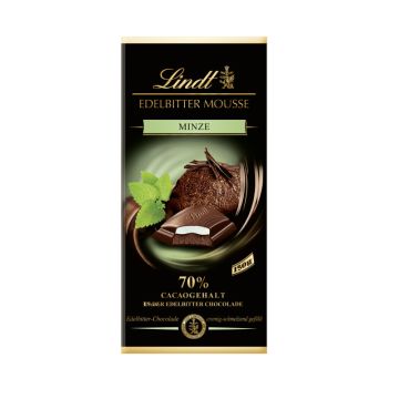 Lindt Edelbitter Mousse Minze 150g-4000539084805