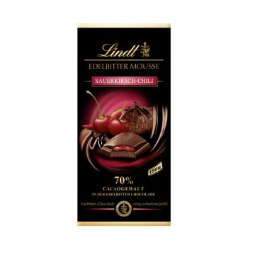 Lindt Edelbitter  Mousse Kirsch-Chili 150g-4000539014307