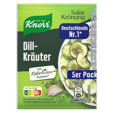 Knorr Salatkrönung Dill Kräuter Dressing 5er-Pack 450ml-8714100823620