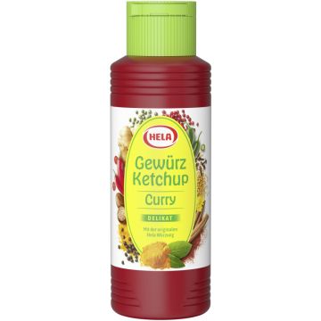 Hela Curry Gewürz Ketchup delikat 300 ml-4027400148343