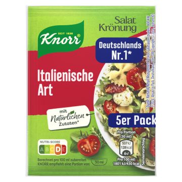 Knorr Salatkrönung Italienische Art Dressing 5er-Pack 450ml-8714100823606