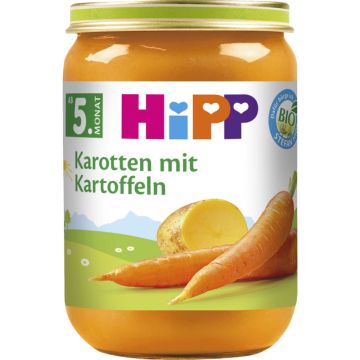 HiPP Karotten mit Kartoffeln 190g-4062300021112