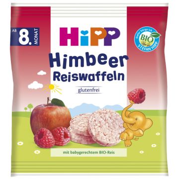HiPP Himbeer Reiswaffeln 30g-4062300376182