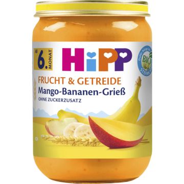 HiPP Mango-Bananen-Griess 190g-4062300406476