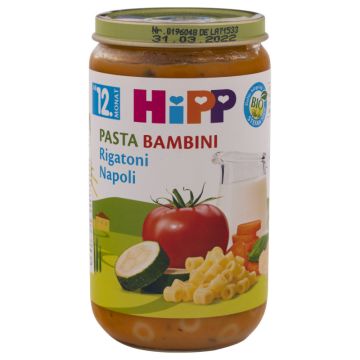 HiPP Pasta Bambini - Rigatoni Napoli 250g-4062300462229