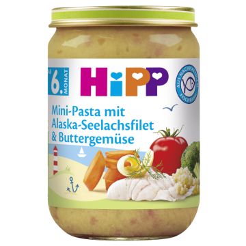 HiPP Pasta/Alaska-Seelachsfil./Buttergem 190g-4062300261563