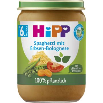 HiPP Spaghetti mit Erbsen-Bolognese 190g-4062300437517