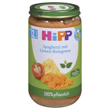 HiPP Spaghetti mit Linsen-Bolognese 250g-4062300439665