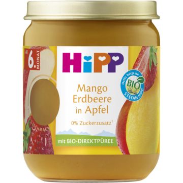 HiPP Mango Erdbeere in Apfel 160g-4062300441316