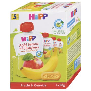 HiPP Apfel Banane & Babykeks 360g-4062300289437