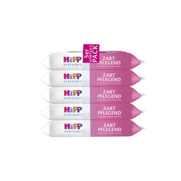 HiPP BS. Zart Pflegend Feuchttuecher 5x4-4062300462403