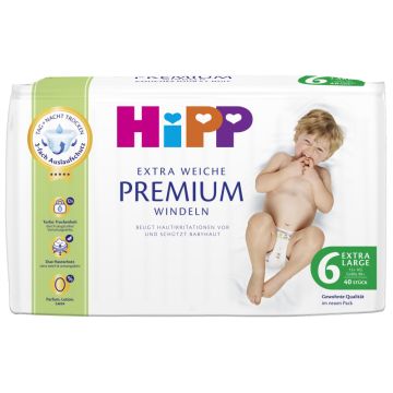 HiPP Windeln Extra Large 6, 40St.-4062300470125