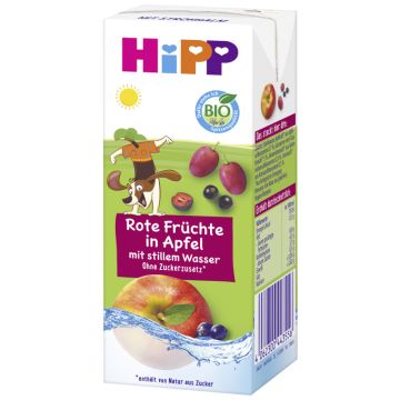 HiPP Rote Fr. in Apfel m. stillem Wasser 200g-4062300443556