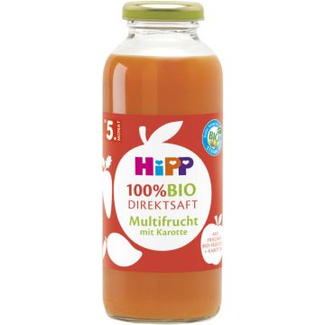 HiPP Direktsaft Multifrucht mit Karotte 330ml-4062300350205