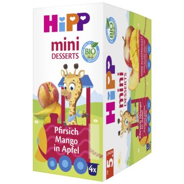HiPP FP Pfirsich in Apfel 2x2x100g-4062300321533