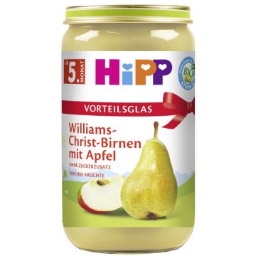 HiPP Williams-Christ-Birnen mit Apfel 250g-4062300290136