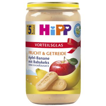HiPP Apfel-Banane mit Babykeks 250g-4062300269811