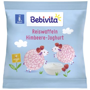 Bebivita Knabberprodukte Reiswaffel Himbeere-Joghurt, 30g-4018852032946