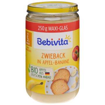 Bebivita Apfel Banane mit Zwieback 250g-4018852036487