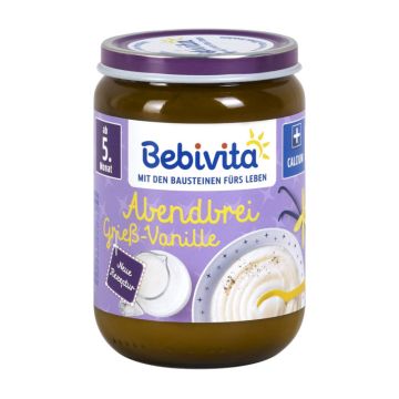 Bebivita Abendbrei Griess Vanille 190g-4018852035855