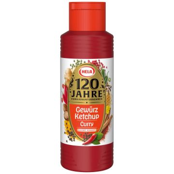 Hela Gewürzketchup Curry Leicht Scharf 300ml-4027400148398