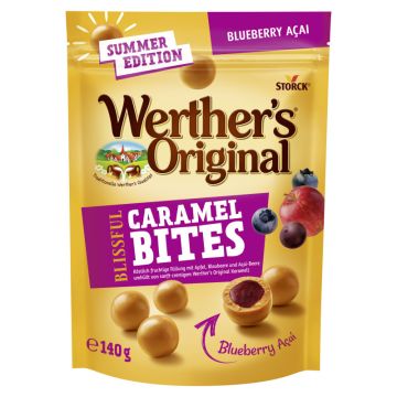 Werther’s Original Blissful Caramel Bites  Blueberry Acai 140g-4014400936018