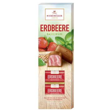 Niederegger Erdbeere Basilikum in Vollmilch-Schokolade 100g-4000161020851