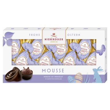 Niederegger Mousse au Chocolat Eier in Zartbitter-Schokolade 100g-4000161610229