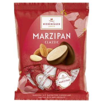 Niederegger Marzipan Eier Classic in Zartbitter-Schokolade im Beutel 87g-4000161670216