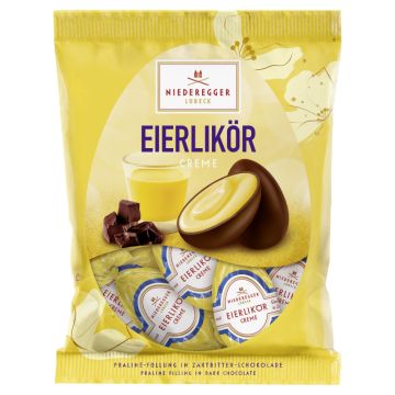 Niederegger Eierlikör Eier in Zartbitter-Schokolade im Beutel 87g-4000161670230