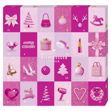 Niederegger Adventskalender »Mini - pink Glamour« 177g-4000161720102