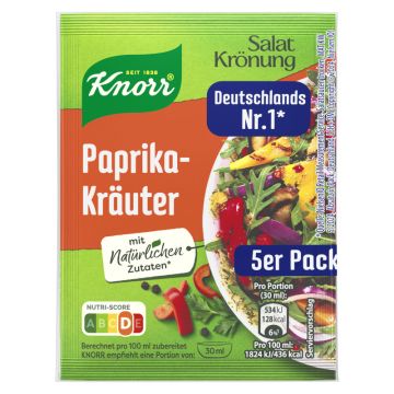 Knorr Salatkrönung Paprika Kräuter Dressing 5er-Pack 450ml-8714100823705
