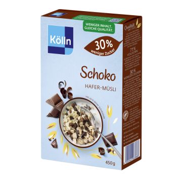Kölln Müsli Schoko 30% weniger Zucker 450g-4000540063868