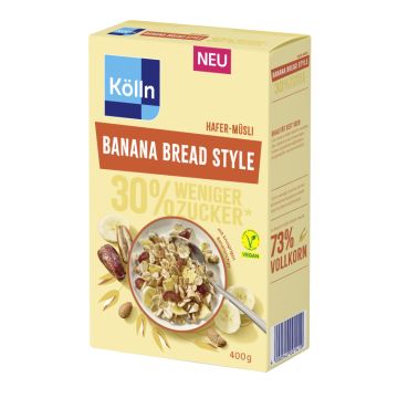 Kölln Müsli Banana Bread Style 400g-4000540001419