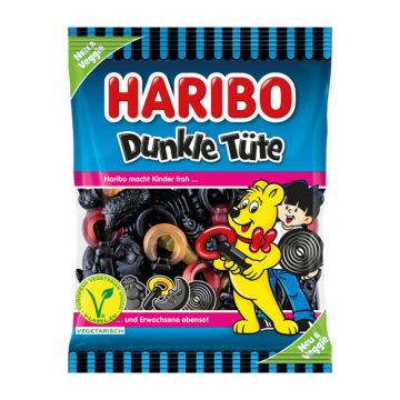 Haribo Dunkle Tüte à 175g-4001686120248