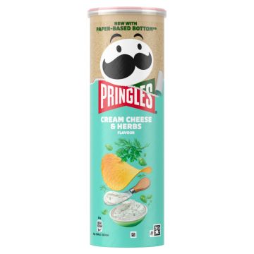 Pringles Cream Cheese & Herbs 165g-5053990182862