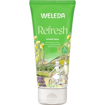 WELEDA Refresh Shower Cream Citrus 200ml-7611916124501