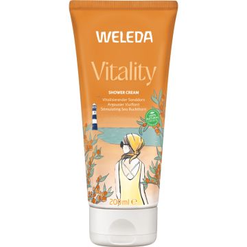 WELEDA Vitality Shower Cream Sanddorn 200ml-7611916124518