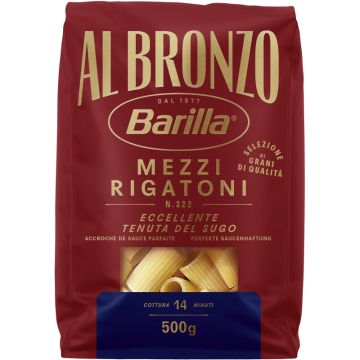 Barilla Albronzo Mezzi Rigatoni 500g-8076809585224