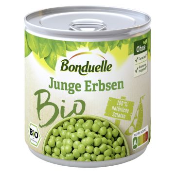 Bonduelle Bio Junge Erbsen 305G-3083681106947