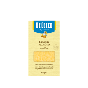 De Cecco Lasagna Timballo Uovo kg.6 = 500g-8001250211125