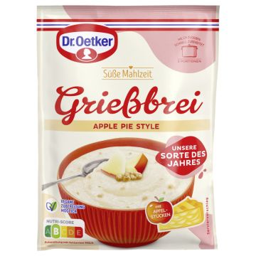Dr. Oetker Grießbrei Apple Pie Style (SdJ25) 96g-4000521038274