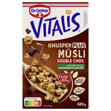 Dr. Oetker Vitalis KnusperPlus Double Choc RAC MB 420g-4000521040666