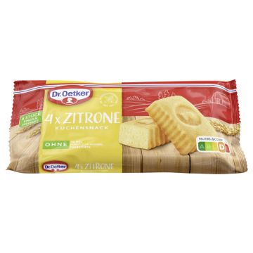 Dr. Oetker fertiger Kuchensnack Zitrone 4er 140g-4000521041793